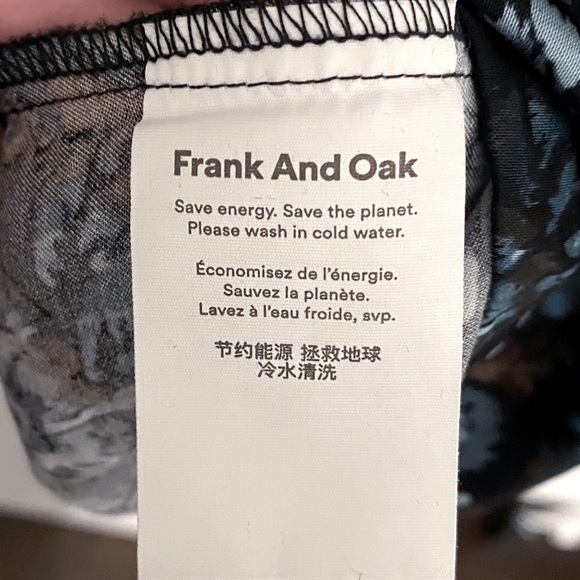 Frank & Oak Satin Tank Top, size XL - Picture 7 of 8
